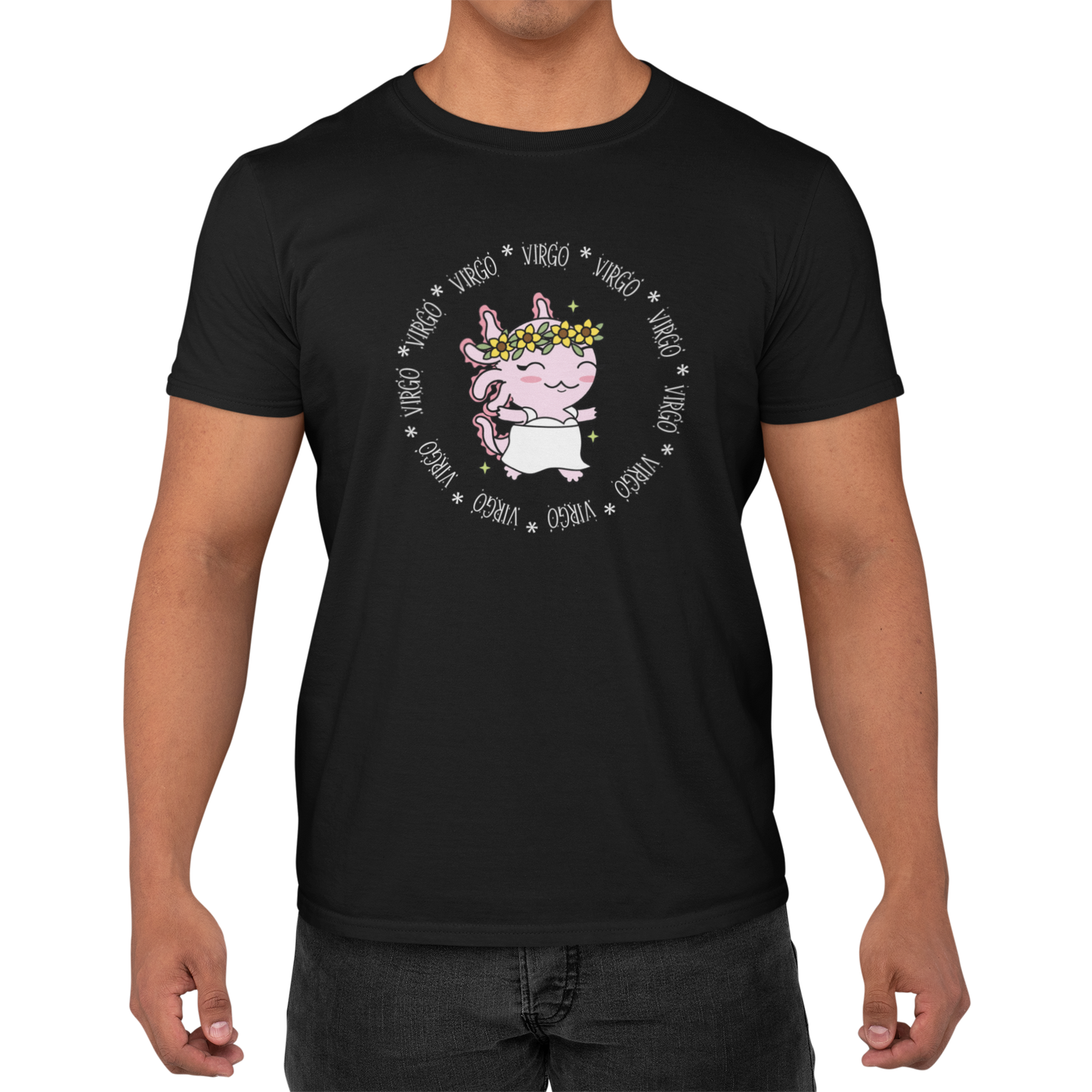 Playera Axolotzin Horoscopos Aro Virgo Ajolote Adulto E Infantil