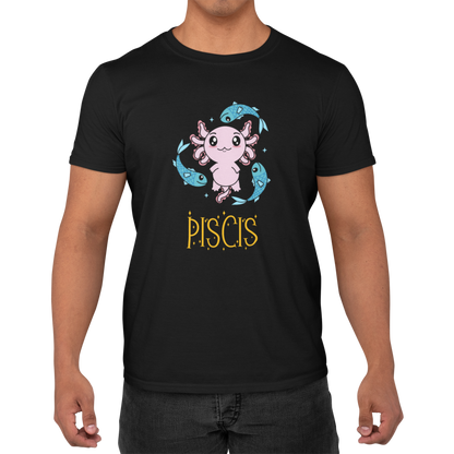 Playera Axolotzin Horoscopos Nombre Piscis Ajolote Adulto E Infantil