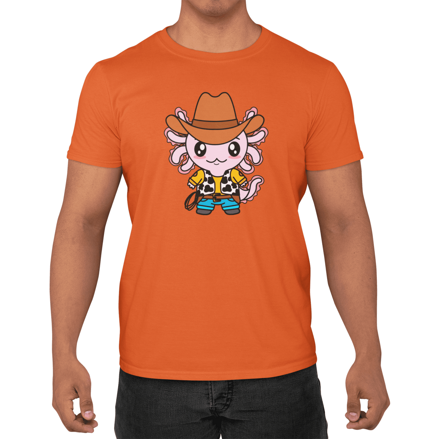 Playera Axolotzin Vaquero Ajolote Adulto E Infantil