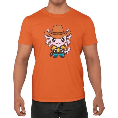 Playera Axolotzin Vaquero Ajolote Adulto E Infantil