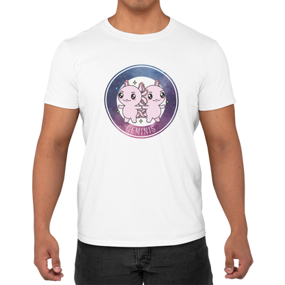 Playera Axolotzin Horoscopos Galaxy Geminis Ajolote Adulto E Infantil
