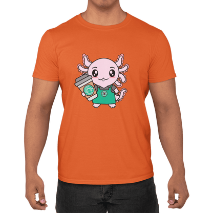 Playera Axolotzin Barista Ajolote Adulto E Infantil
