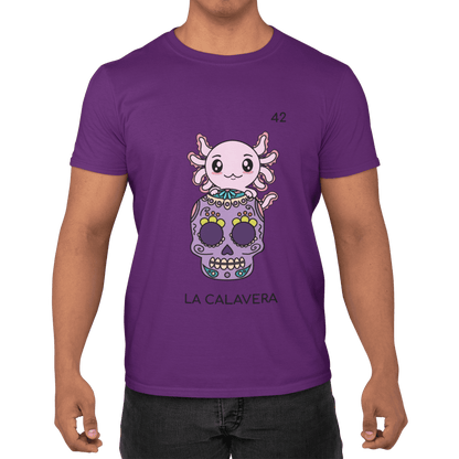 Playera Axoloteria La Calavera Ajolote Adulto E Infantil