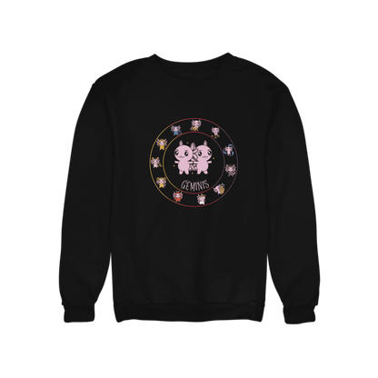Sudadera Horóscopos Geminis Axolotzin Ajolote Unisex
