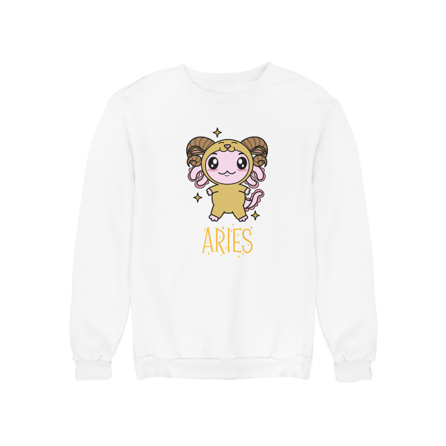 Sudadera Axolotzin Horóscopos Nombre Aries Ajolote Unisex