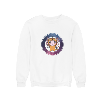 Sudadera Axolotzin Horóscopos Galaxy Leo Ajolote Unisex