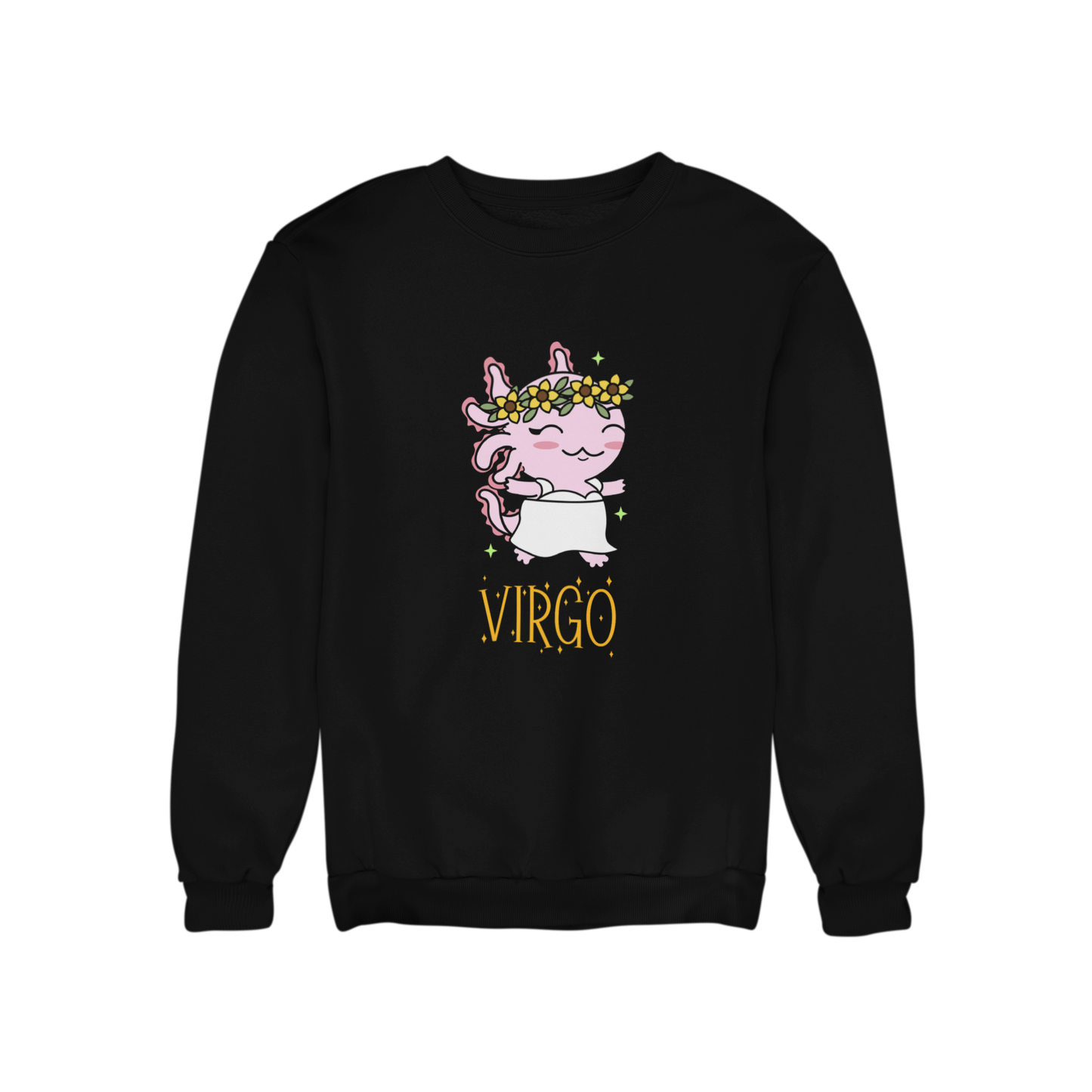 Sudadera Axolotzin Horóscopos Nombre Virgo Ajolote Unisex
