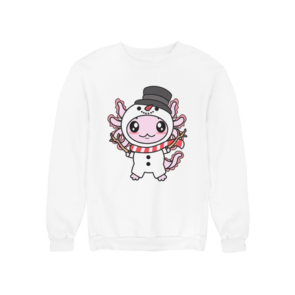 Axolotzin Muñeco De Nieve Ajolote Navidad