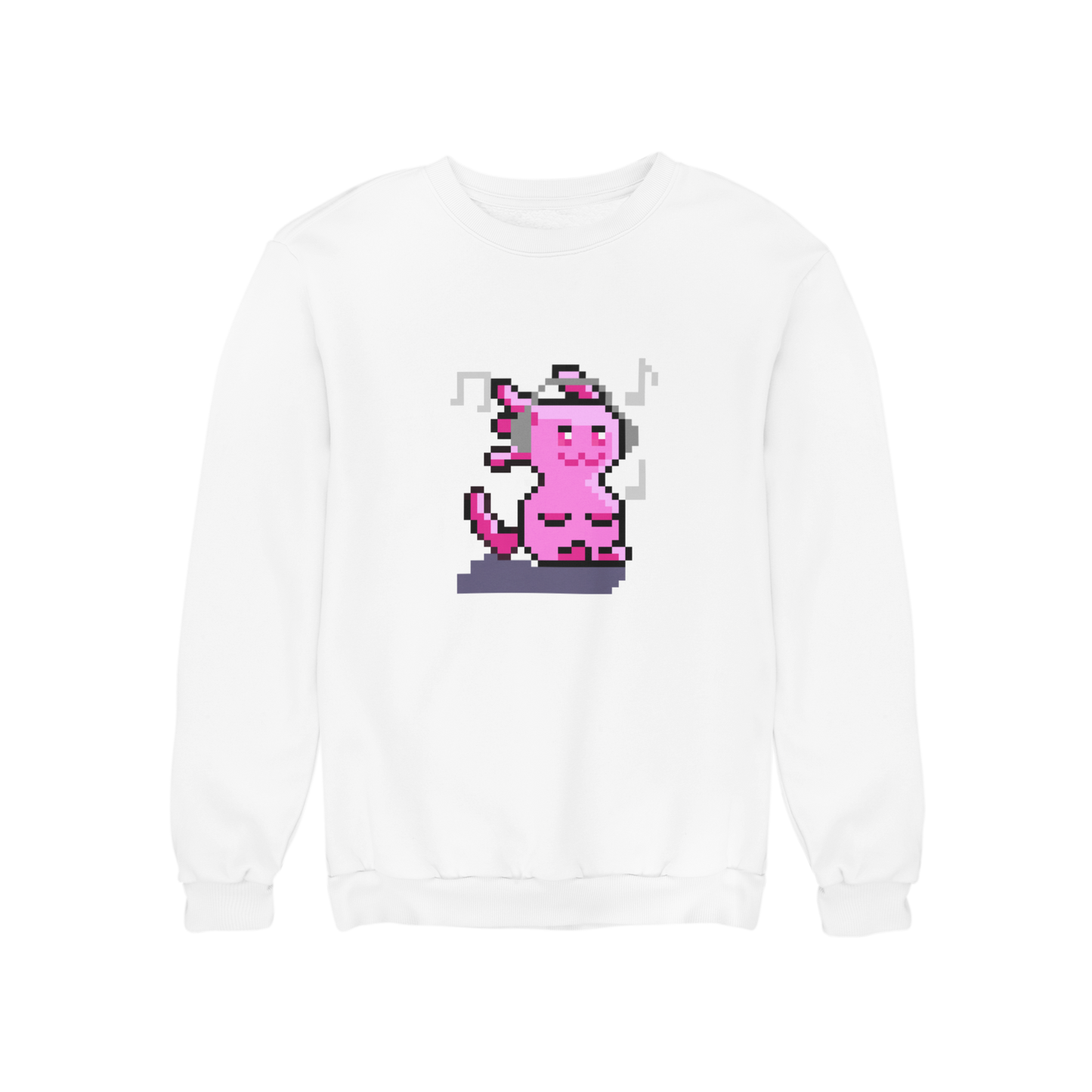 Sudadera Axolotl Bit Music Ajolote Unisex