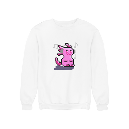 Sudadera Axolotl Bit Music Ajolote Unisex