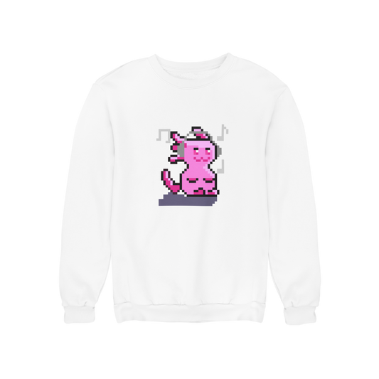 Sudadera Axolotl Bit Music Ajolote Unisex
