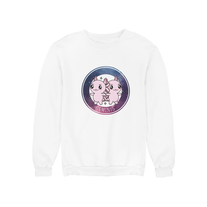 Sudadera Axolotzin Horóscopos Galaxy Geminis Ajolote Unisex