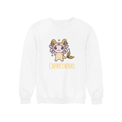 Sudadera Axolotzin Horóscopos Nombre Capricornio Ajolote Unisex