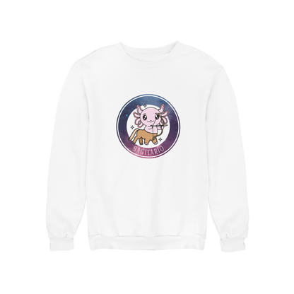 Sudadera Axolotzin Horóscopos Galaxy Sagitario Ajolote Unisex
