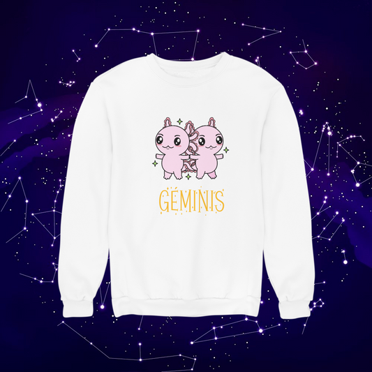 Sudadera Axolotzin Horóscopos Nombre Geminis Ajolote Unisex
