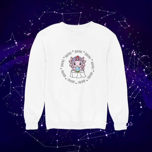 Sudadera Axolotzin Horóscopos Aro Adivino Ajolote Unisex