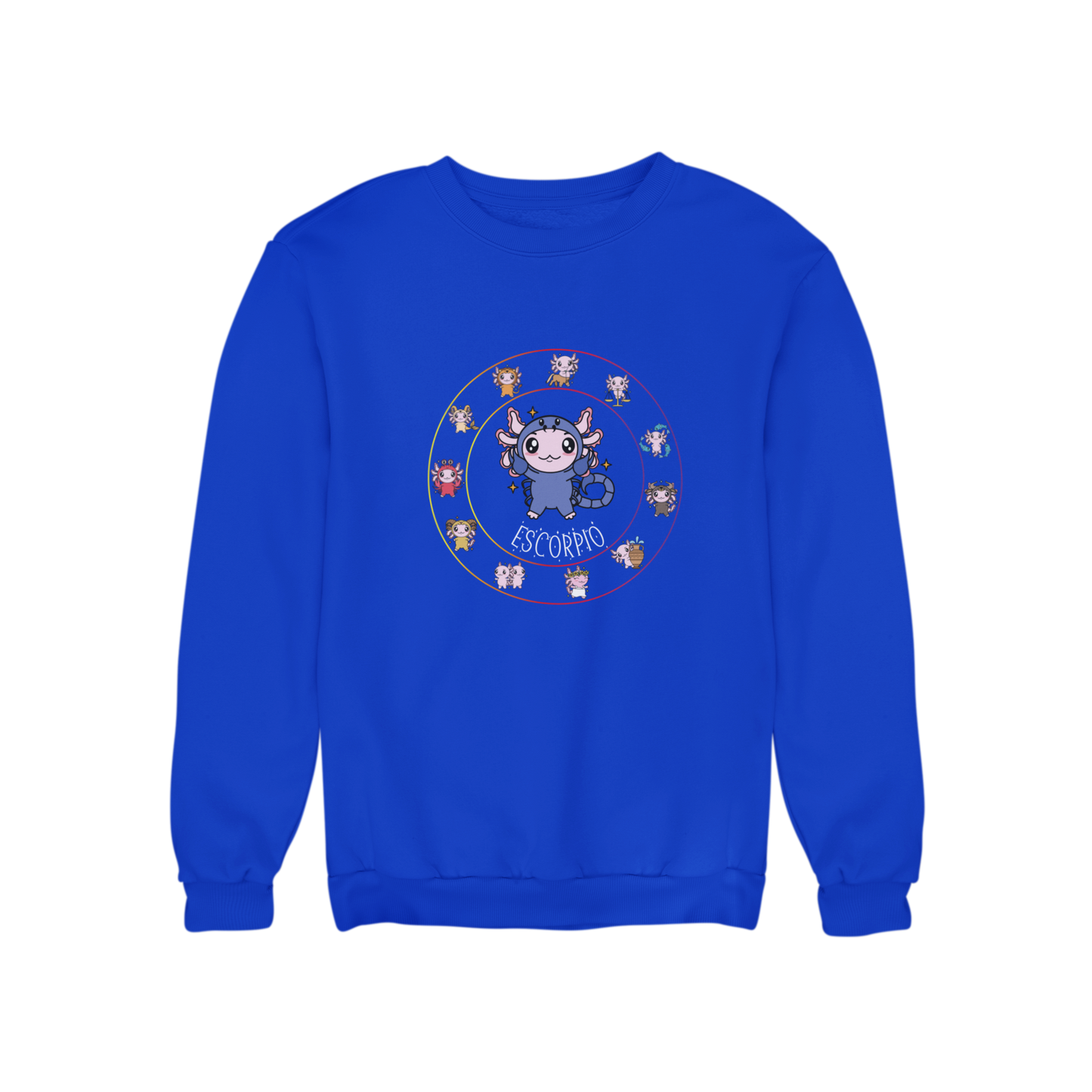 Sudadera Horóscopos Escorpio Axolotzin Ajolote Unisex