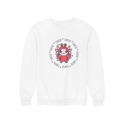 Sudadera Axolotzin Horóscopos Aro Cancer Ajolote Unisex