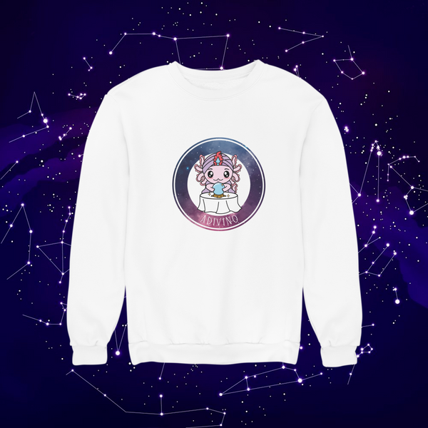 Sudadera Axolotzin Horóscopos Galaxy Adivino Ajolote Unisex