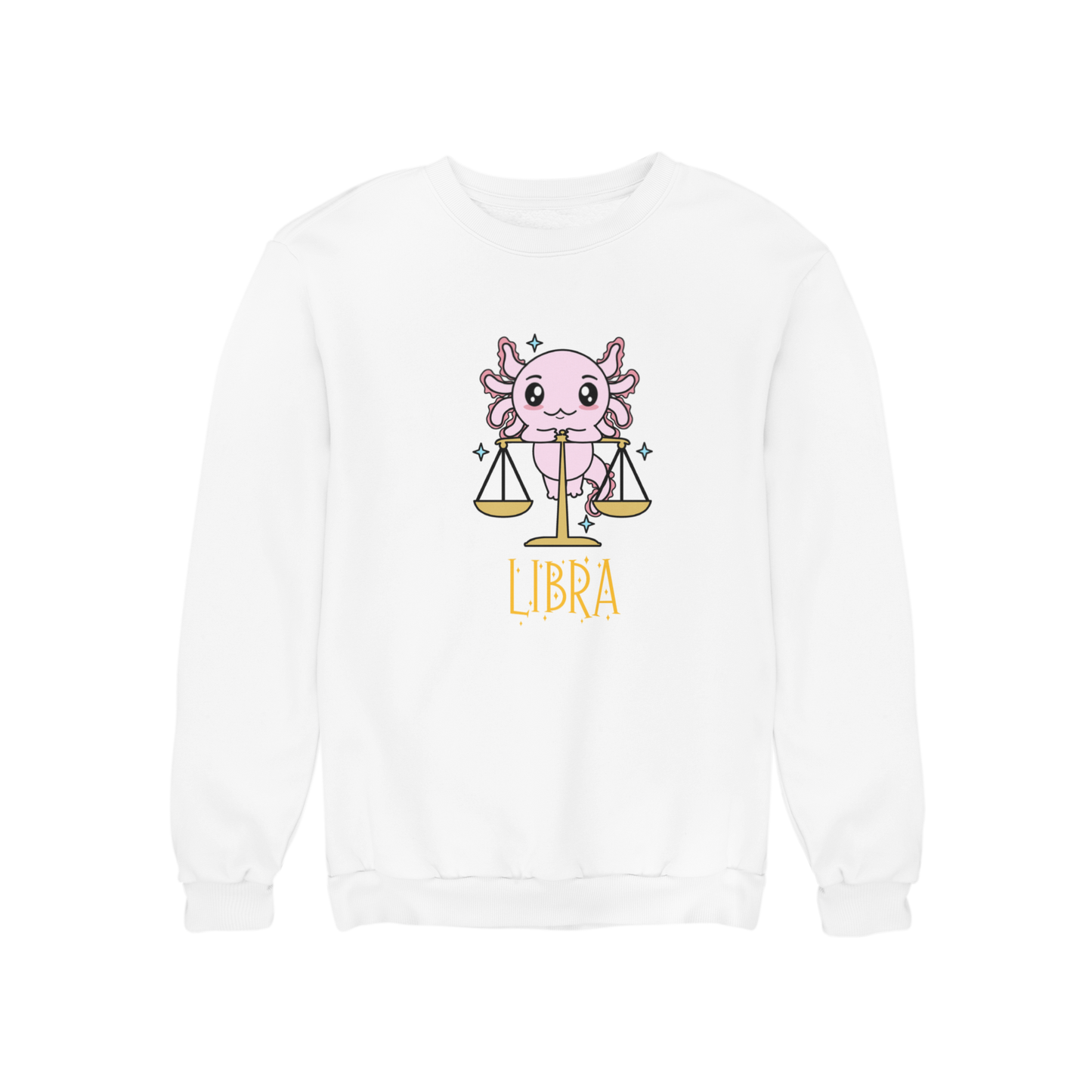 Sudadera Axolotzin Horóscopos Nombre Libra Ajolote Unisex