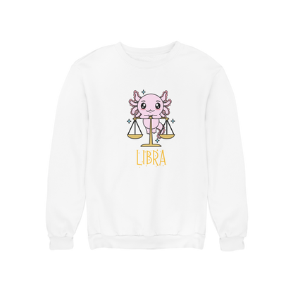 Sudadera Axolotzin Horóscopos Nombre Libra Ajolote Unisex