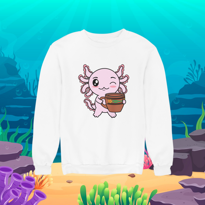 Sudadera Axolotzin Pulquero Ajolote Unisex