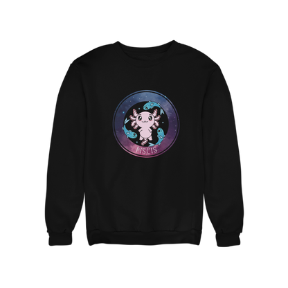 Sudadera Axolotzin Horóscopos Galaxy Piscis Ajolote Unisex
