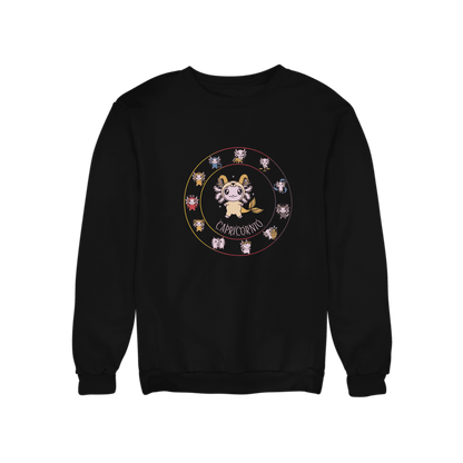Sudadera Horóscopos Capricornio Axolotzin Ajolote Unisex