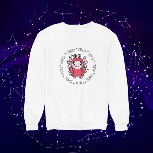 Sudadera Axolotzin Horóscopos Aro Cancer Ajolote Unisex