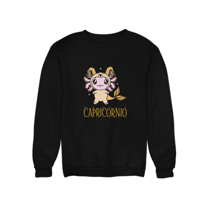 Sudadera Axolotzin Horóscopos Nombre Capricornio Ajolote Unisex