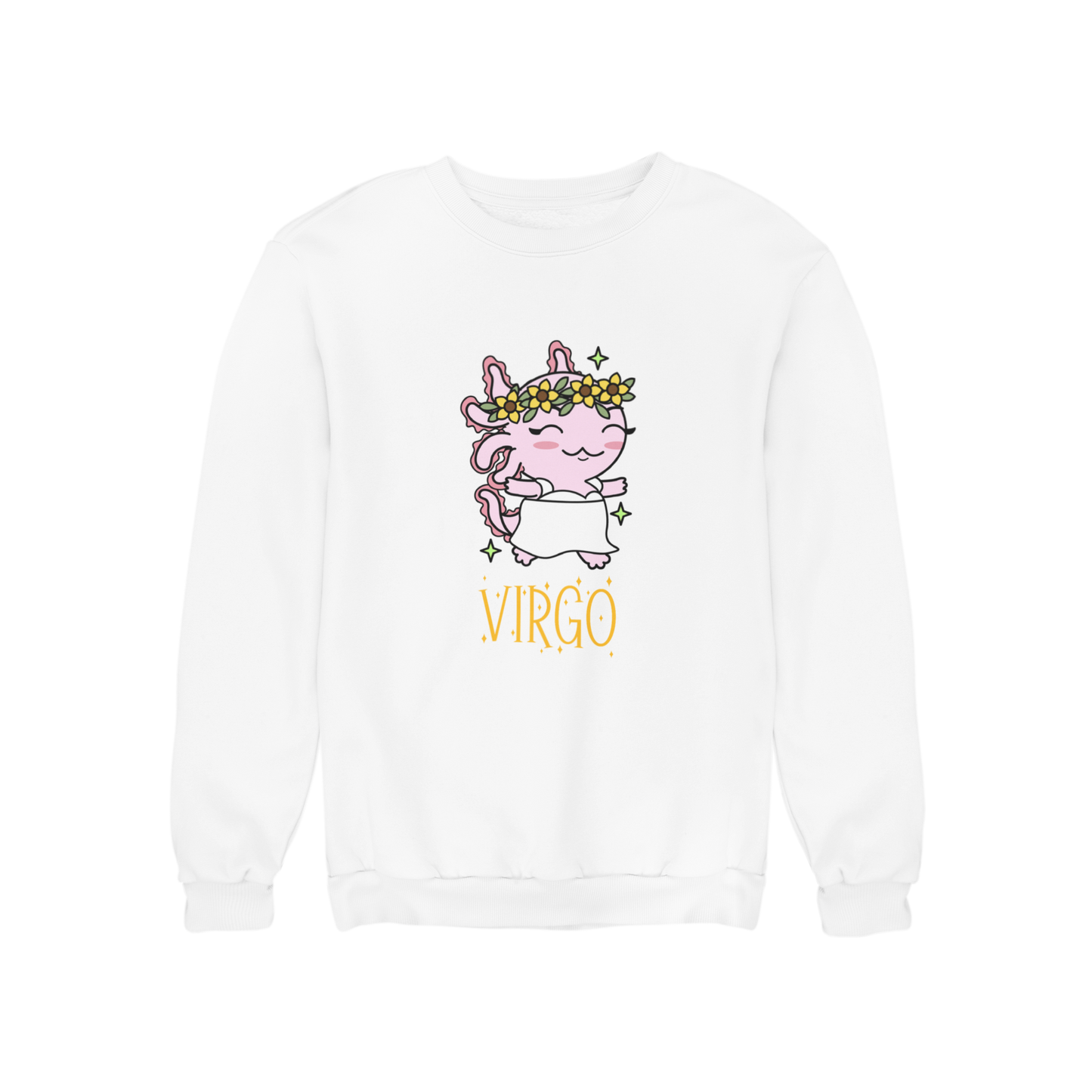 Sudadera Axolotzin Horóscopos Nombre Virgo Ajolote Unisex
