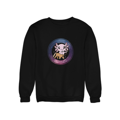 Sudadera Axolotzin Horóscopos Galaxy Sagitario Ajolote Unisex