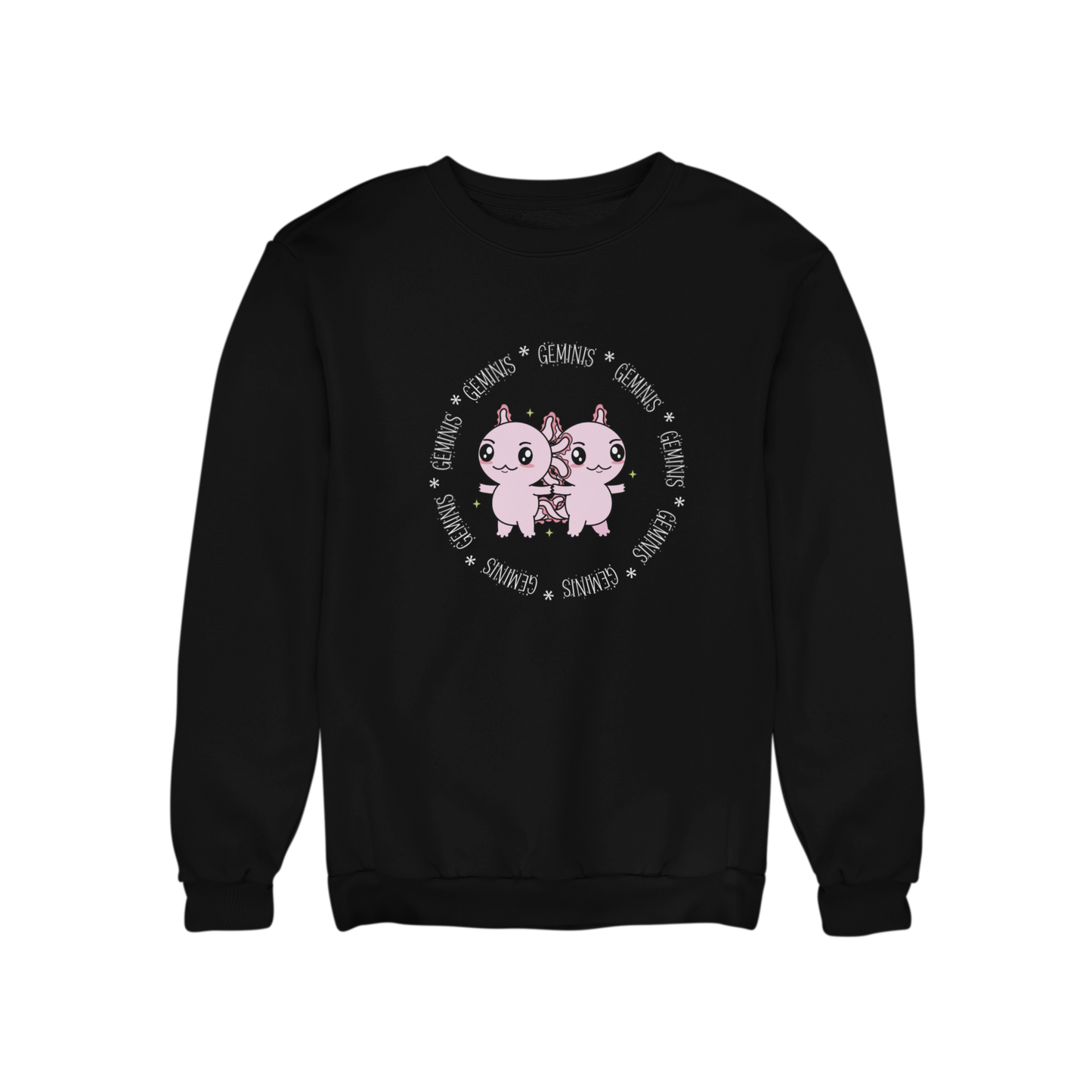 Sudadera Axolotzin Horóscopos Aro Geminis Ajolote Unisex
