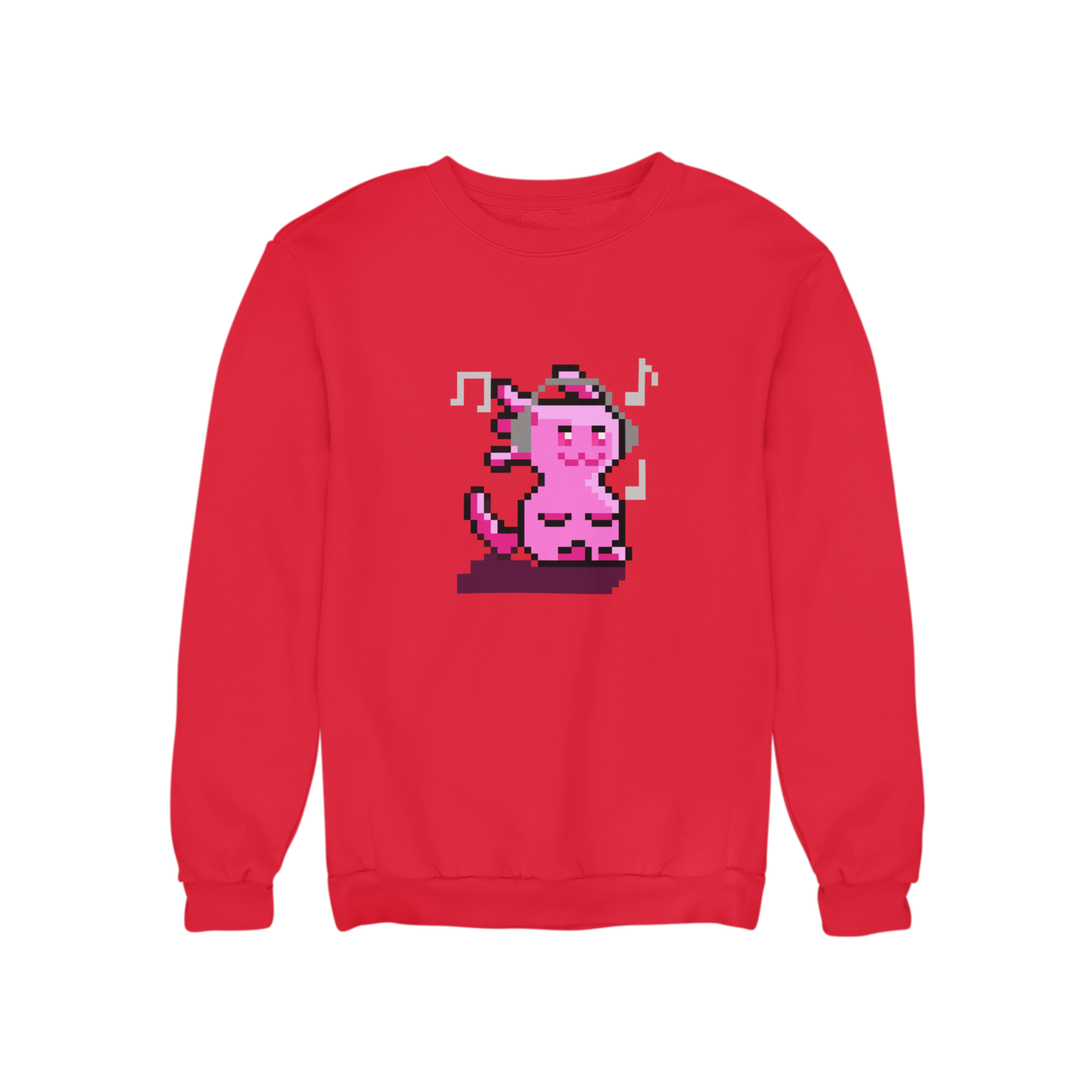 Sudadera Axolotl Bit Music Ajolote Unisex