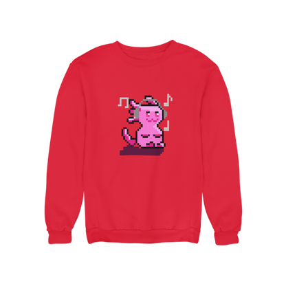 Sudadera Axolotl Bit Music Ajolote Unisex