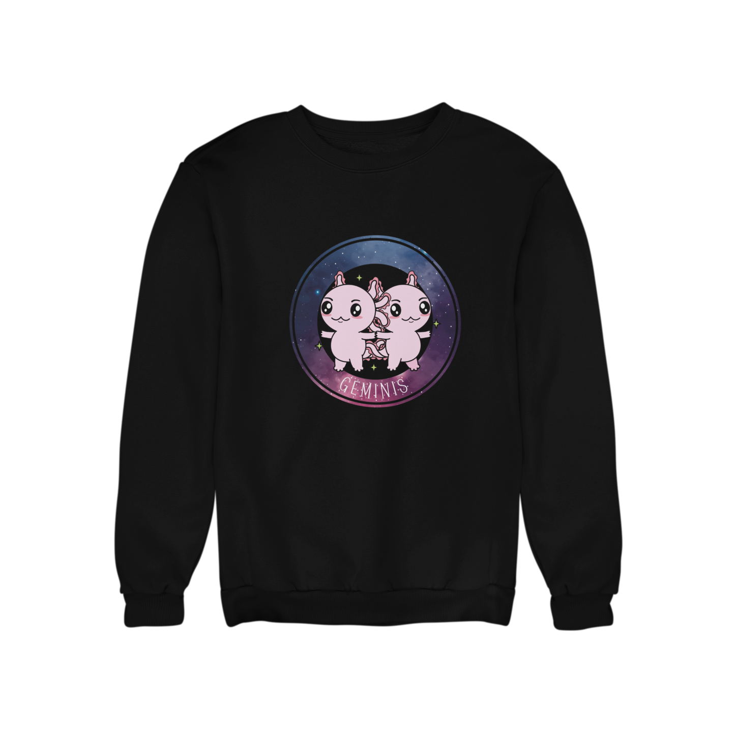 Sudadera Axolotzin Horóscopos Galaxy Geminis Ajolote Unisex