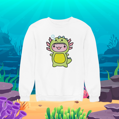 Sudadera Ajolote Dino Xo The Monster