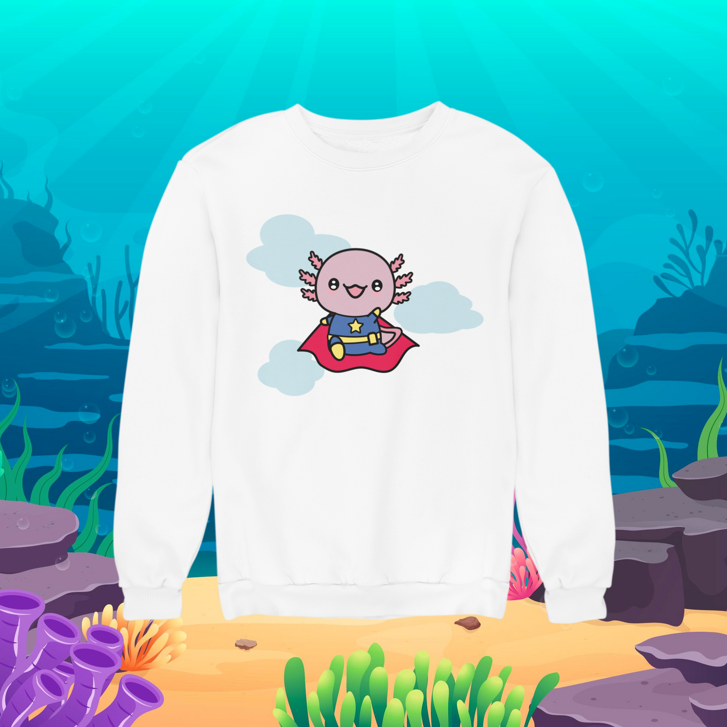 Sudadera Ajolote Super Heroe Xo The Monster