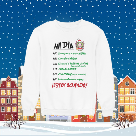 Sudadera Axolotzin Grinch Agenda