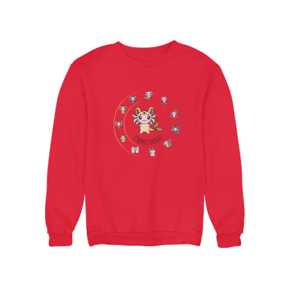 Sudadera Horóscopos Capricornio Axolotzin Ajolote Unisex