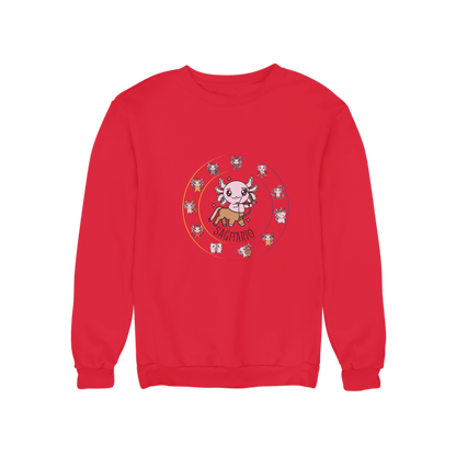 Sudadera Horóscopos Sagitario Axolotzin Ajolote Unisex