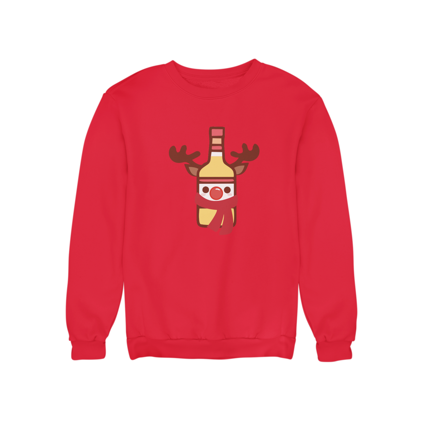 Sudadera Navideña Botella Reno Unisex