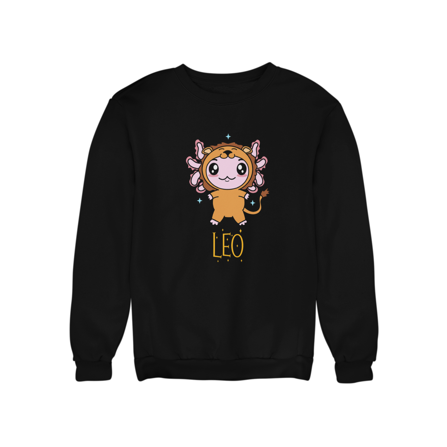 Sudadera Axolotzin Horóscopos Nombre Leo Ajolote Unisex