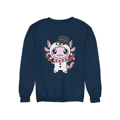 Axolotzin Muñeco De Nieve Ajolote Navidad