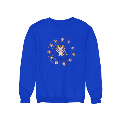 Sudadera Horóscopos Capricornio Axolotzin Ajolote Unisex
