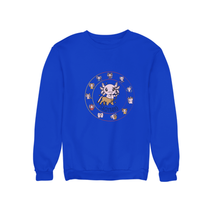 Sudadera Horóscopos Sagitario Axolotzin Ajolote Unisex