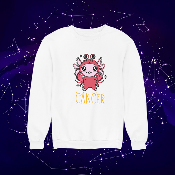 Sudadera Axolotzin Horóscopos Nombre Cancer Ajolote Unisex