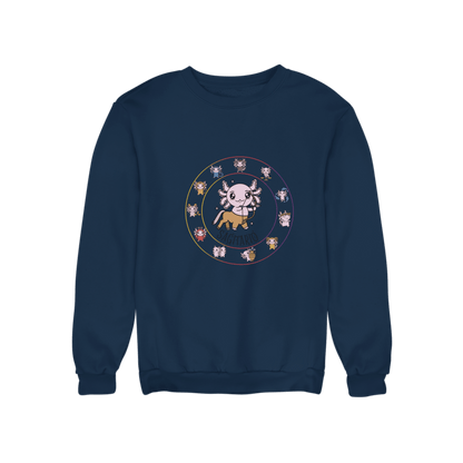 Sudadera Horóscopos Sagitario Axolotzin Ajolote Unisex