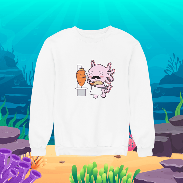 Sudadera Axolotzin Taquero Ajolote Unisex