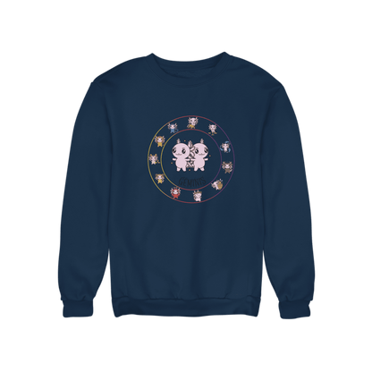 Sudadera Horóscopos Geminis Axolotzin Ajolote Unisex